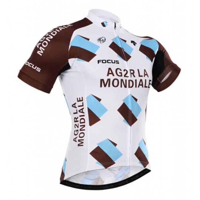 2015 Ag2r La Mondiale Fietsshirt Korte Mouwen 2309