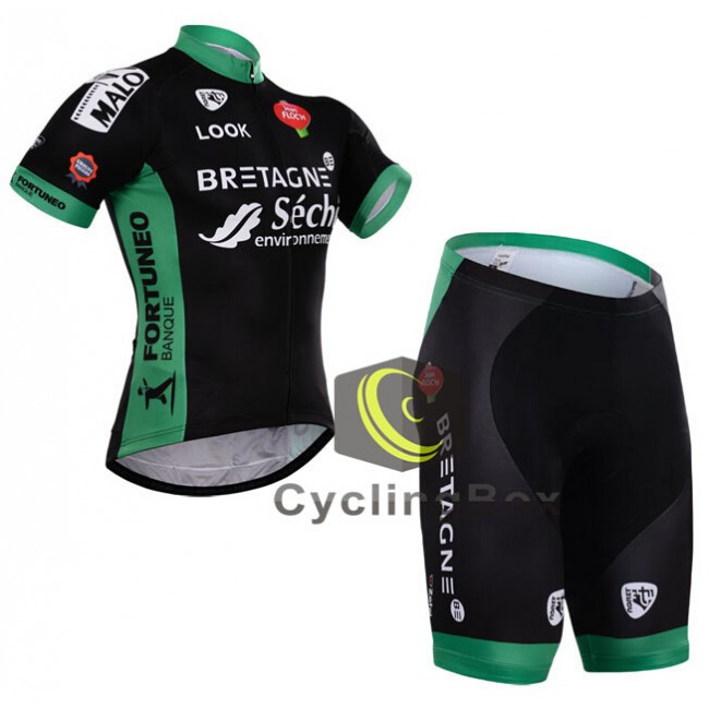 2015 Look Seche Fietskleding Set Fietsshirt Korte Mouwen+Fietsbroek Korte 2364