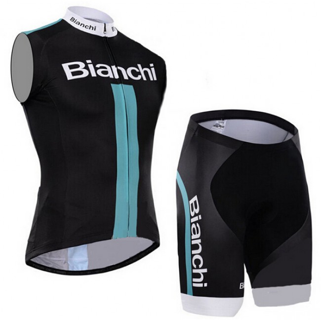 2015 Bianchi Fietsshirt Zonder Mouwen+Korte Fietsbroeken 1528