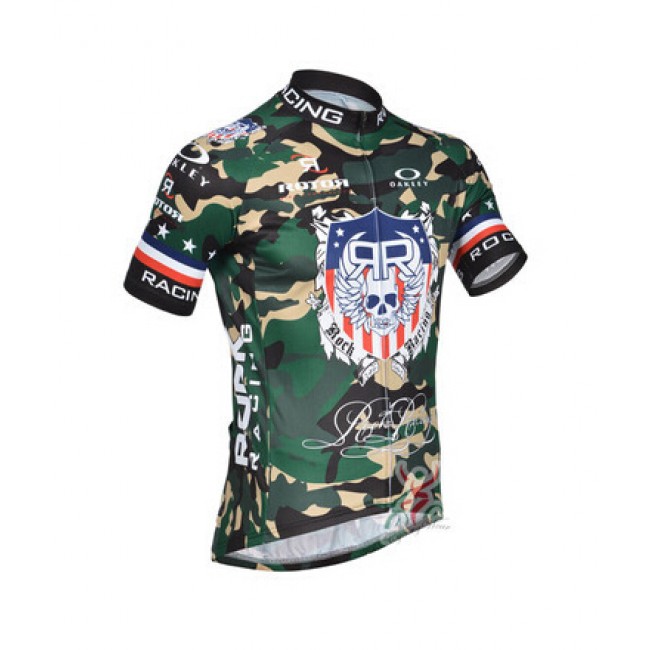 2015 Rock Racing Fietsshirt Korte Mouw Camouflage 2226