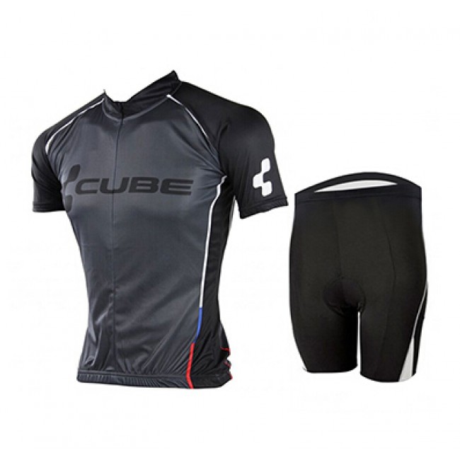 2015 Cube zwart Fietskleding Fisshirt Korte+Korte Fietsbroeken 2445