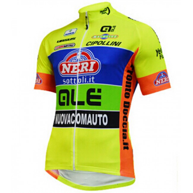 2015 ALE Geel Fietsshirt Korte Mouw 2524