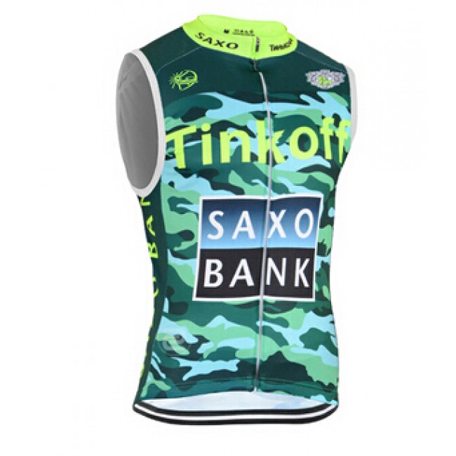 2015 Tinkoff Saxo Bank Camouflage Fietsshirt Zonder Mouwen 2472