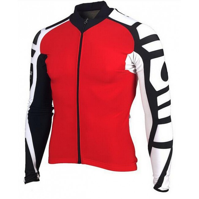 2015 ASSOS rouge Fietsshirt lange mouw 1495