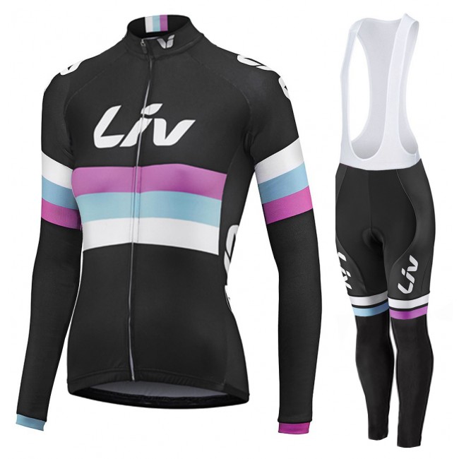 2015 Dames LIV Fietskleding Fietsshirt lange mouw+Lange fietsbroeken 3654