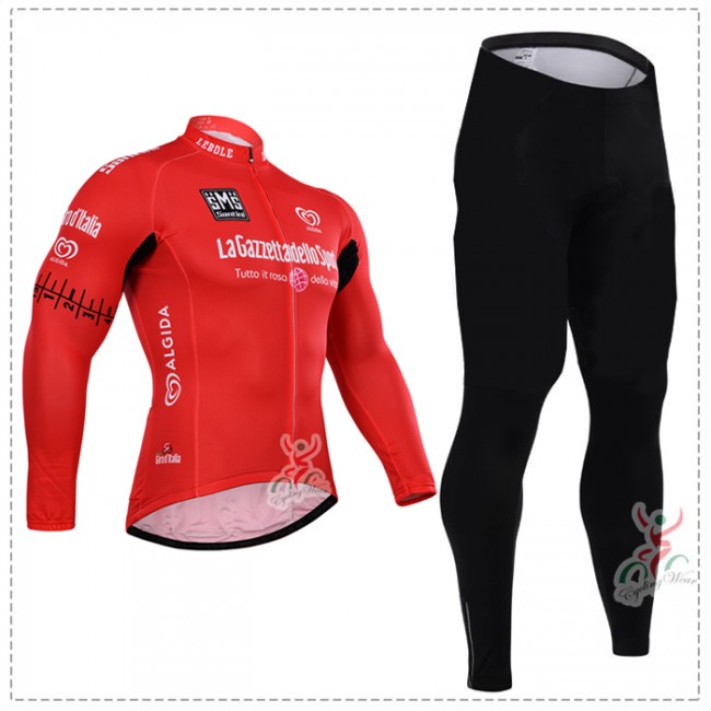 2015 Giro d-Italia Fietskleding Fietsshirt lange mouw+Lange fietsbroeken 2632