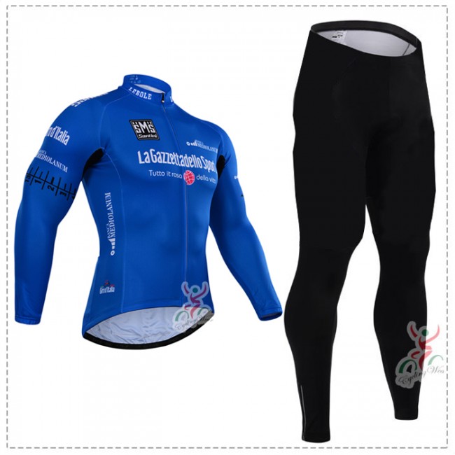 2015 Giro d-Italia Fietskleding Fietsshirt lange mouw+Lange fietsbroeken 2630