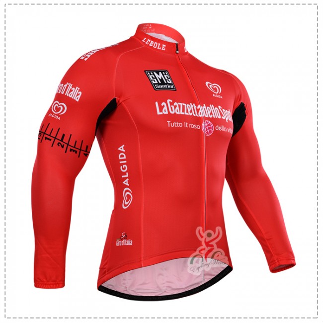 2015 Giro d-Italia Fietsshirt lange mouw Rouge 2637