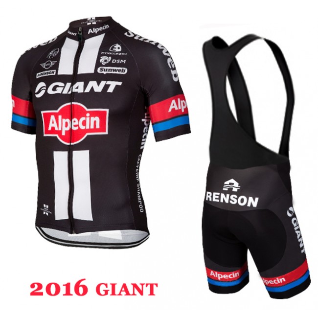 2016 Giant Fietskleding Fietsshirt Korte+Korte fietsbroeken Bib 20160146