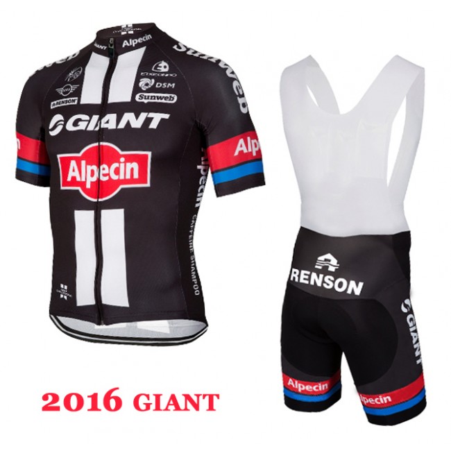 2016 Giant Fietskleding Fietsshirt Korte+Korte fietsbroeken Bib 20160141