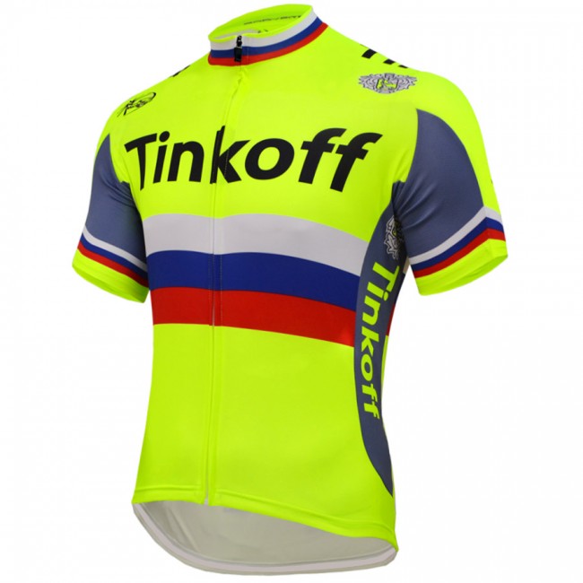 2016 Tinkoff Saxo Bank Fietsshirt Korte Mouw 2016036001