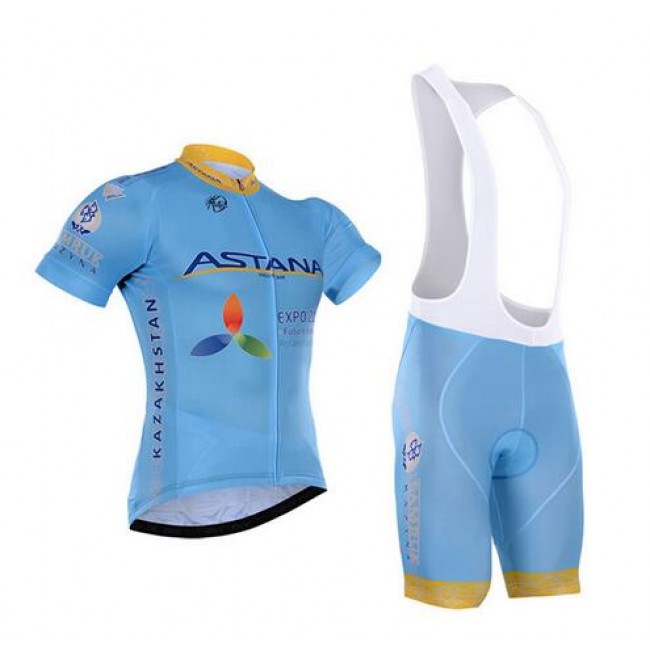 2016 Astana Fietskleding Fietsshirt Korte+Korte fietsbroeken Bib 2016036174