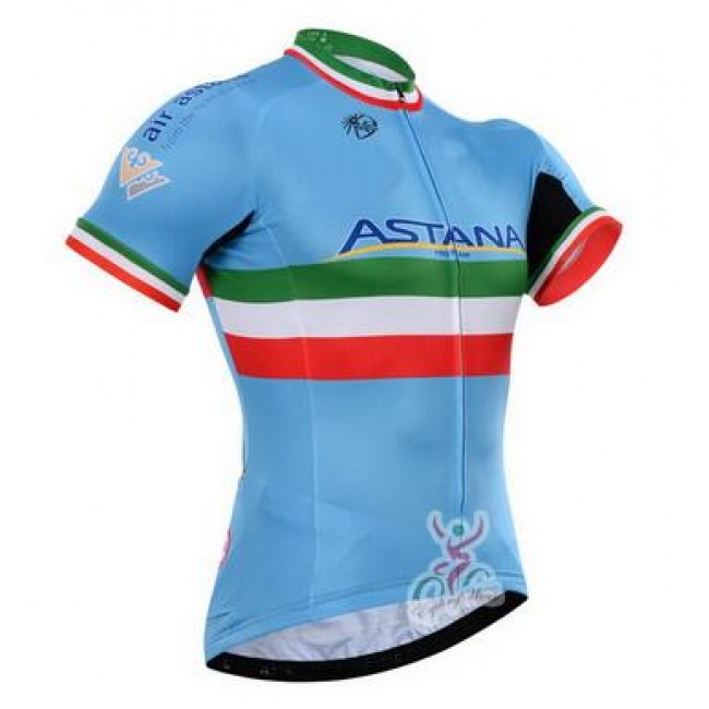 2016 Astana Fietsshirt Korte Mouw 2016036177