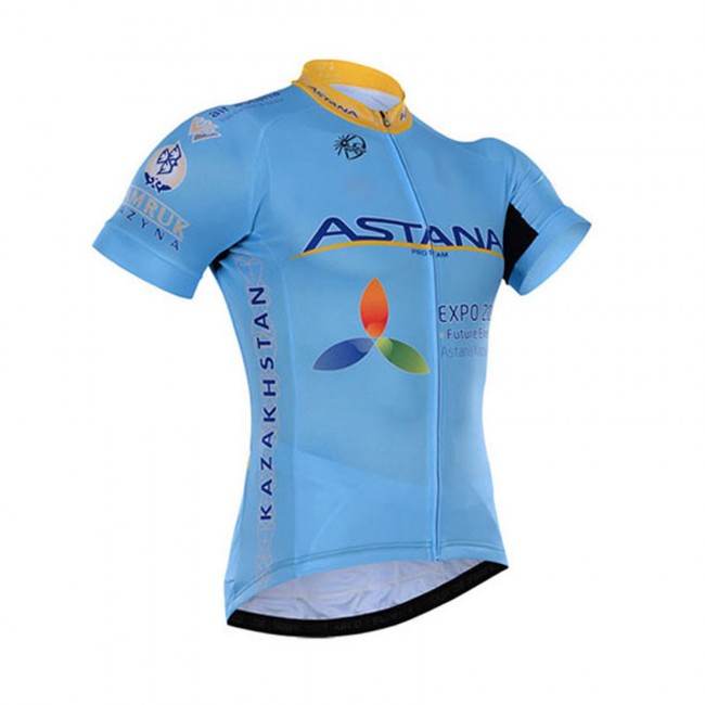 2016 Astana Fietsshirt Korte Mouw 2016036056