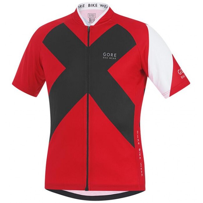 2016 GORE Element X-Road rood zwart Fietsshirt Korte Mouw 2016036549