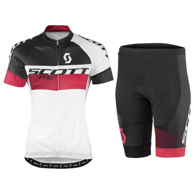 2016 Scott RC wit zwart rood vrouwen Fietskleding Fietsshirt Korte+Korte Fietsbroeken 2016036655