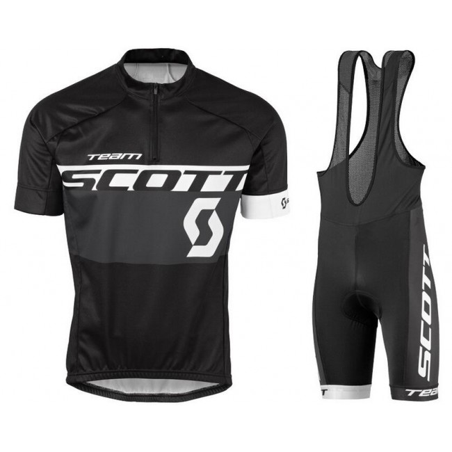 2016 Scott zwart wit Fietskleding Fietsshirt Korte+Korte Fietsbroeken Bib 2016036646