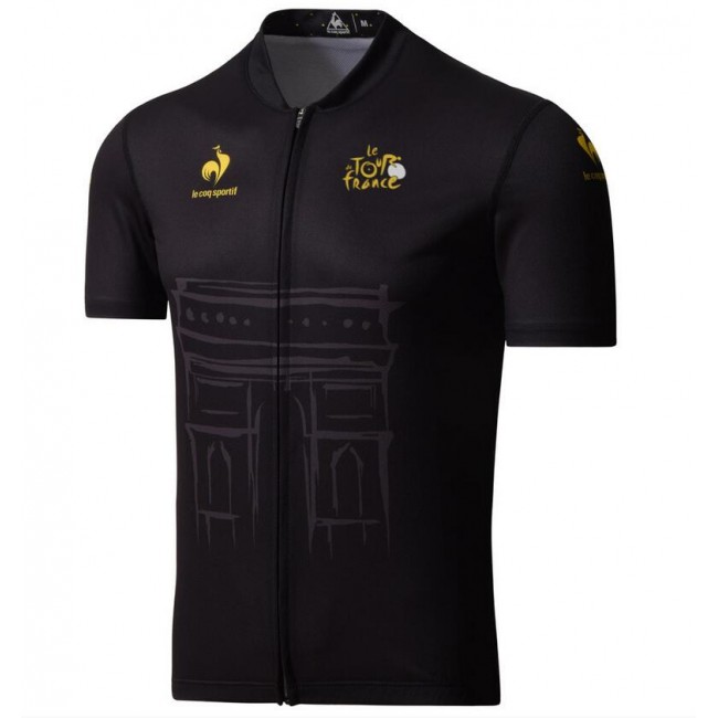 2015 Tour De France Fietsshirt Korte Mouw zwart 2016036695