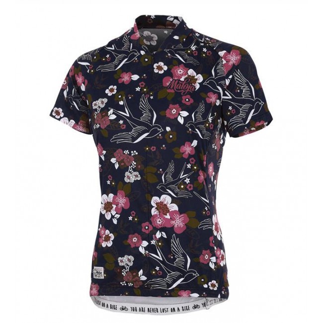 MALOJA DoveM AOP Dames Fietsshirt Korte Mouw 20160956