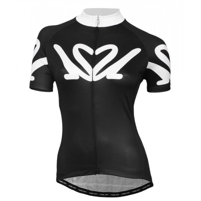 NALINI PRO Dames Enne Fietsshirt Korte Mouw zwart wit 20160985