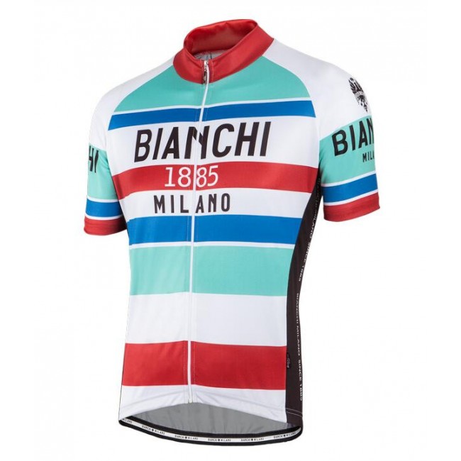 Bianchi Milano Telgate Fietsshirt Korte Mouw wit 20160904