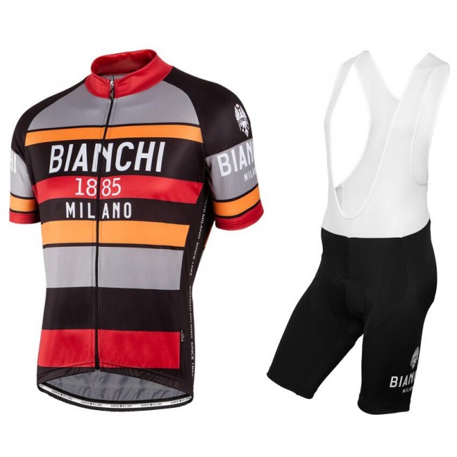 Bianchi Milano Telgate Fietskleding Fietsshirt Korte+Korte Fietsbroeken Bib zwart 20160907