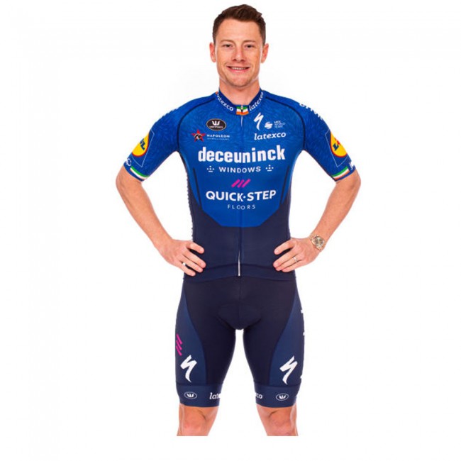 Deceuninck quick step Irish 2021 Fietskleding Fietsshirt Korte Mouw+Korte Fietsbroeken 2021155