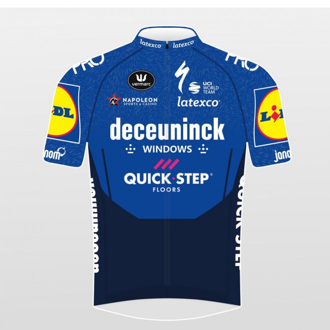 Deceuninck quick step Irish 2021 Fietskleding Fietsshirt Korte Mouw 2021156