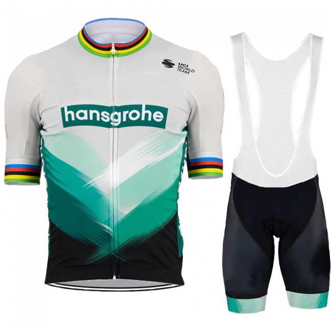 Bora Hansgrohe Pro 2021 Team Fietskleding Fietsshirt Korte Mouw+Korte Fietsbroeken Bib 20210365