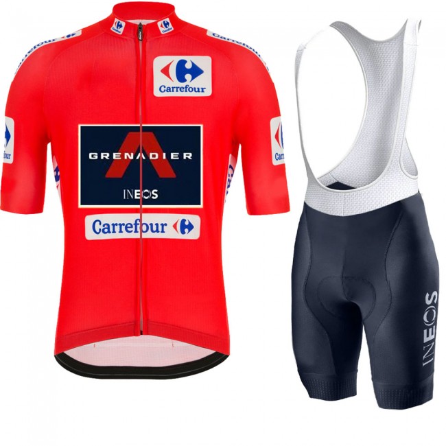 INEOS Grenadier Spanish Pro 2021 Team Wielerkleding Wielershirt Korte Mouw+Fietsbroeken Korte 20210450