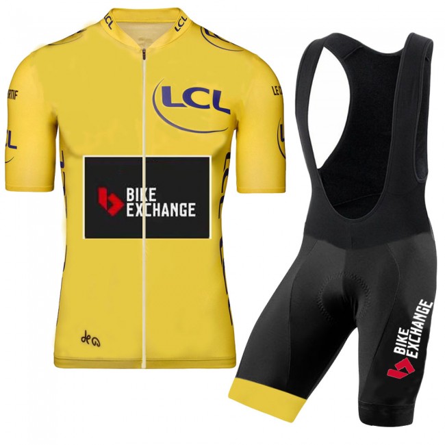 Bike Exchange Tour De France Pro Team 2021 Fietskleding Fietsshirt Korte Mouw+Korte Fietsbroeken Bib 20210531