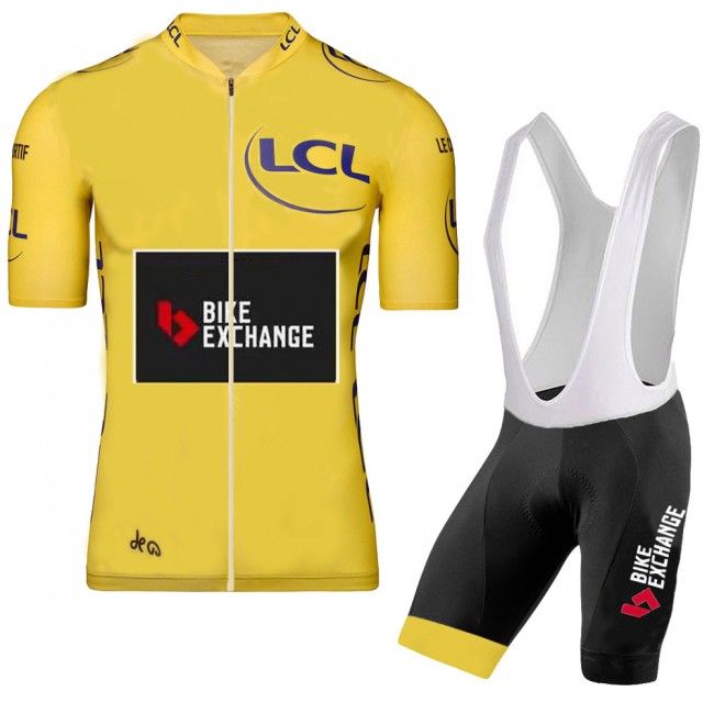 Bike Exchange Tour De France Pro Team 2021 Fietskleding Fietsshirt Korte Mouw+Korte Fietsbroeken Bib 20210532