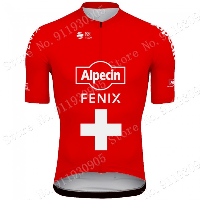 Alpecin Fenix Swiss Pro Team 2021 Wielerkleding Fietsshirt Korte Mouw 70601