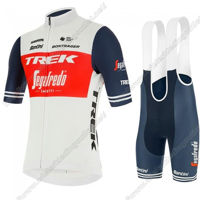 Trek Segafredo 2021 Wielerkleding Fietsshirt Korte Mouw+Korte Fietsbroeken 46