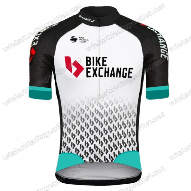 BIKEEXCHANGE 2021 Team Wielerkleding Fietsshirt Korte Mouw 20210141