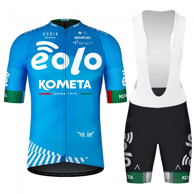 eolo kometa 2021 Team Fietskleding Fietsshirt Korte Mouw+Korte Fietsbroeken Bib 2021052946