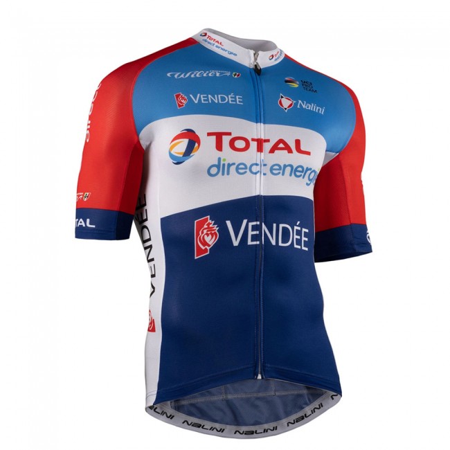 Total Direct Energie 2021 Team Wielerkleding Fietsshirt Korte Mouw 2021052901