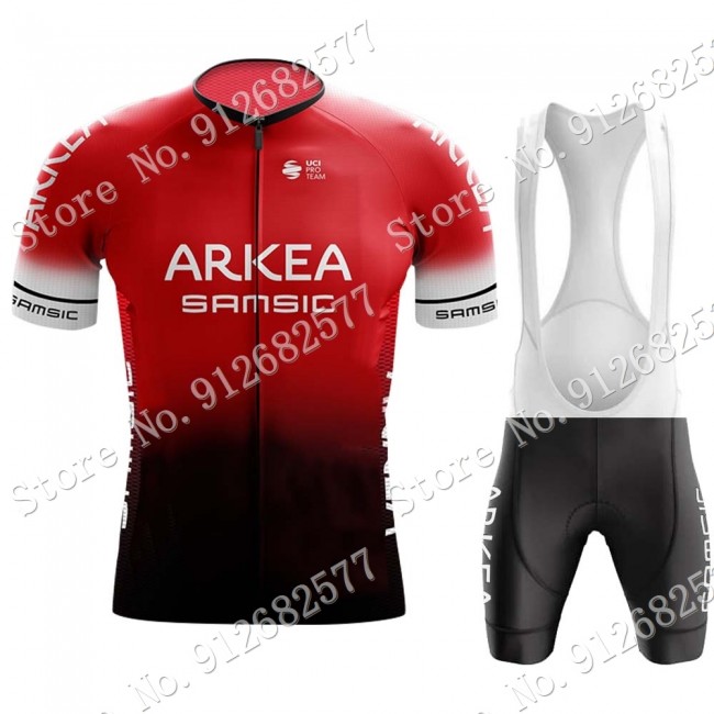 Team arkea samic 2022 Fietskleding Fietsshirt Korte Mouw+Korte Fietsbroeken 2022030731