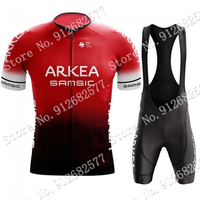 Team arkea samic 2022 Fietskleding Fietsshirt Korte Mouw+Korte Fietsbroeken Bib 2022030733