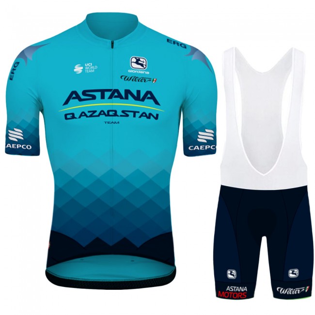 astana Tour De France 2022 Team Fietskleding Fietsshirt Korte Mouw+Korte Fietsbroeken 202212
