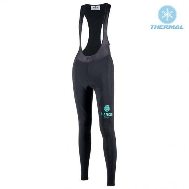 2022 Bianchi Milano Sernio Women Thermal Lange Fietsbroek Bib 9Y2T5