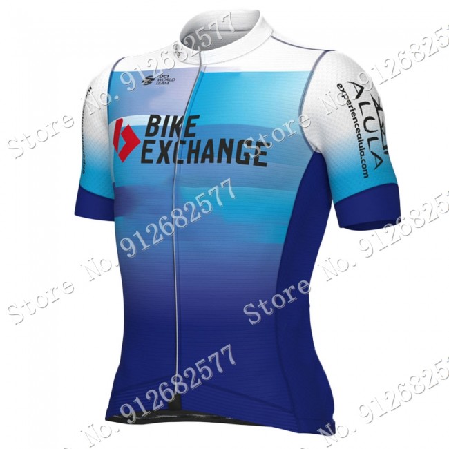 Team bike exchange 2022 Wielerkleding Fietsshirt Korte Mouw 2022030664