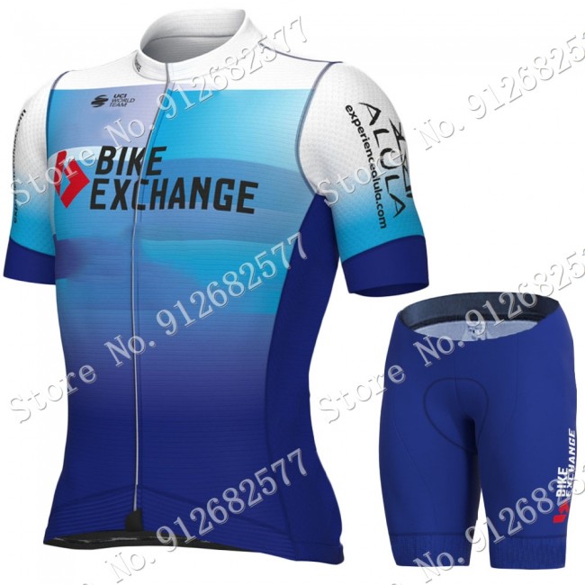 Team bike exchange 2022 Fietskleding Fietsshirt Korte Mouw+Korte Fietsbroeken Bib 2022030670