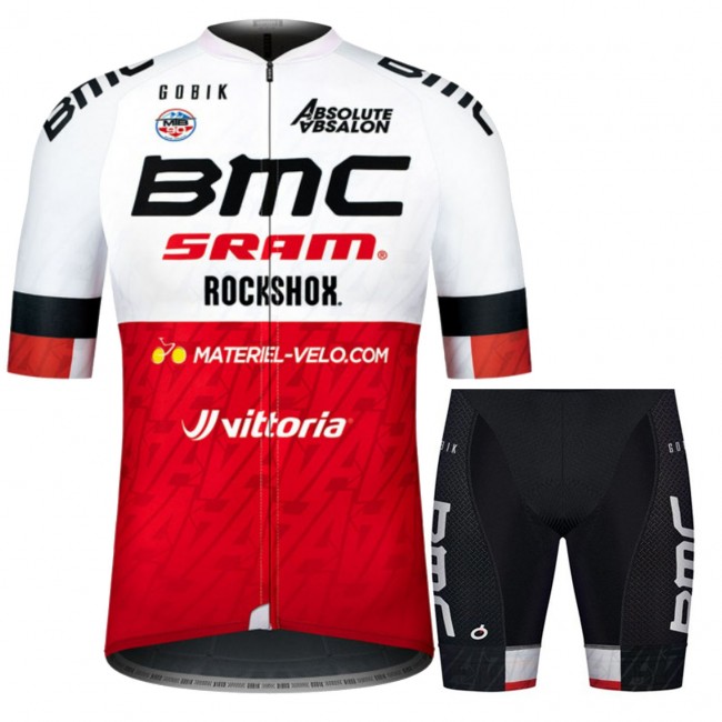 Team BMC 2022 Fietskleding Fietsshirt Korte Mouw+Korte Fietsbroeken Bib 2022052954