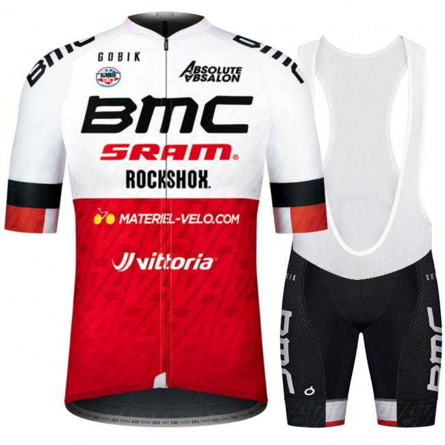 Team BMC 2022 Fietskleding Fietsshirt Korte Mouw+Korte Fietsbroeken Bib 2022052955