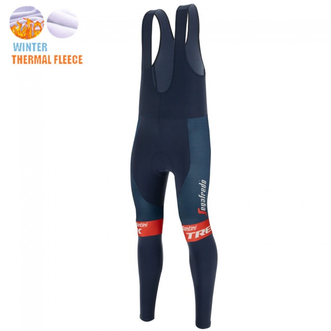 Winter Fleece Trek Segafredo 2022 Pro Team Lange Fietsbroek Bib 202212188