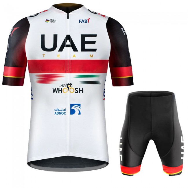 Team uae emirates 2022 Fietskleding Fietsshirt Korte Mouw+Korte Fietsbroeken 2022030710