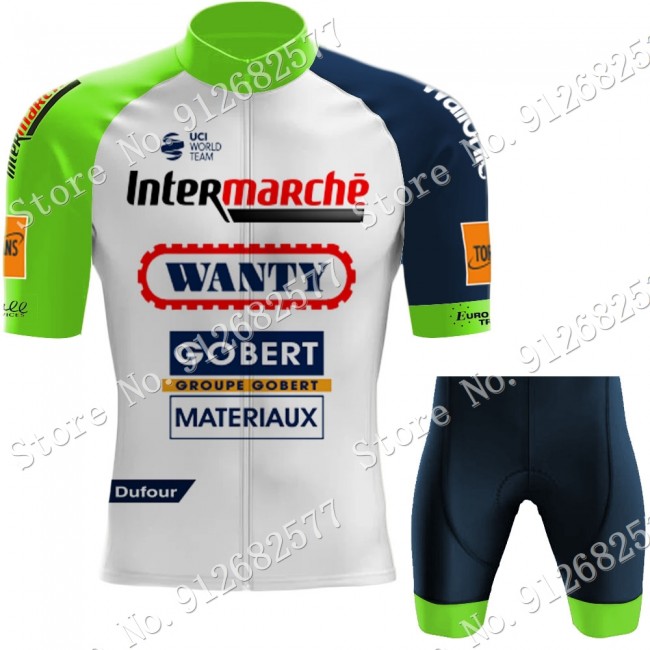 Team Wanty Gobert 2022 Fietskleding Fietsshirt Korte Mouw+Korte Fietsbroeken 202202159