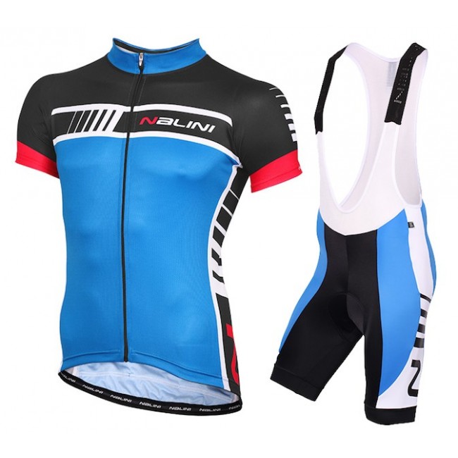 2015 Nalini Tescio groen Fietskleding Set Fietsshirt Korte Mouwen+Fietsbroek Bib Korte 2016