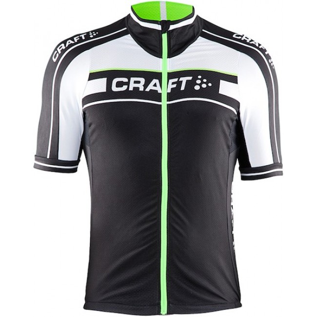 2015 Craft Bike Grand Tour zwart-wit-groen Fietsshirt Korte Mouwen 2157